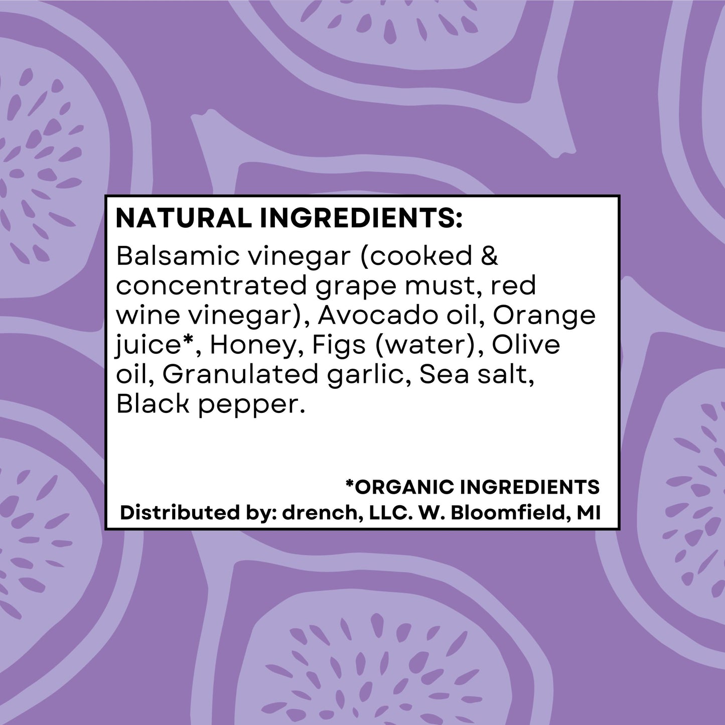 Balsamic Fig Vinaigrette